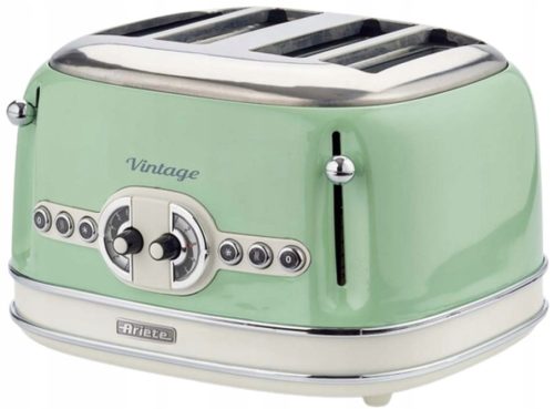  Ariete Vintage 15604 4 opekači Opekač kruha 1600 W zelena
