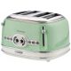  Ariete Vintage 15604 4 opekači Opekač kruha 1600 W zelena