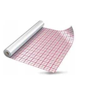    Aluminijasta folija za talno ogrevanje 0,70 mm 50 m | Pregradna PP/PE folija