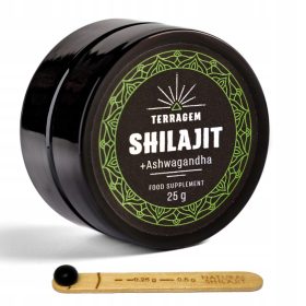   Shilajit in Ashwagandha - Naravni Prehranski Dodatek za Več Energije, 25g