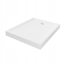   Optimized name: Elegantna pravokotna tuš kad Mild, 80 x 90 cm, bela

Optimized description: 
Elegantna pravokotna tuš kad Mild v beli barvi dimenzij 80 x 90 cm je izdelana iz visokokakovostnega akriln