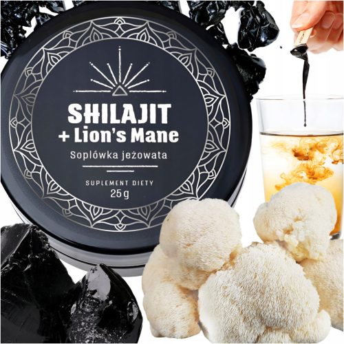 Shilajit z dodatkom zelišča Lion's Mane: naravni dodatek za zdravje