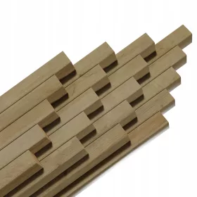   Stegu Linea Slim 20szt, Hrast, 265 cm, 3D, Dekorativne stenske letve