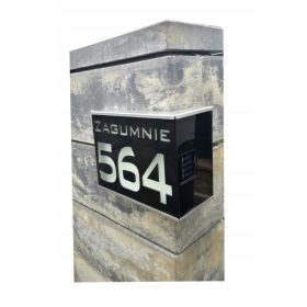 Hišna številka Solarna LED Tablica Japonski Aku 38 x 26 cm