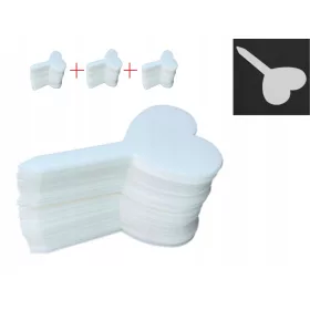  Etiketa za kravato bela 20 x 10 cm 300 kosov.