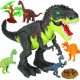 DINOZAUR T-REX INTERAKTIVNI ROBOT Z SETOM DINOZAVROV