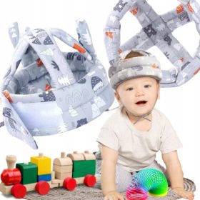 Varovalna čelada za učenje hoje in plazenja 45-55 cm