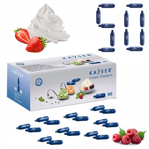 Naboje za stepeno smetano Kayser 0,5 l 50