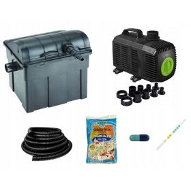  FILTER VETRA 6000L + UV9W SVETILKA + ČRPALKA 3500l/h + CEV