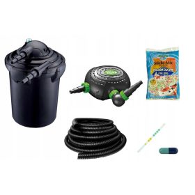    FILTER VETRA 8000L + UV SVETILKA 9W + ČRPALKA 5000l/h + CEV