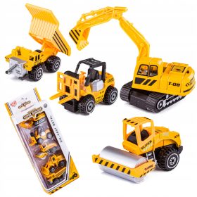 Gradbeni komplet kovinskih avtomobilov in vzmeti 5 kosov