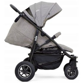   Joie Mytrax Flex 2021 Grey Flannel Wózek Spacerowy z Mreža proti komarjem za voziček Caretero, črna