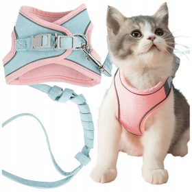 BREZ PRITISKA, ODSEVNI PAS ZA MAČKE + 2XL POVODEC