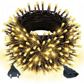   Lučke za božično drevo LED 500 kom, 38 m, toplo bela svetloba, energijsko varčne