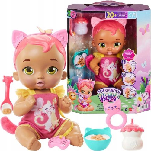 My Garden Baby Slovenian Interactive Kitten Doll 32cm Feeding and Napping HHP27