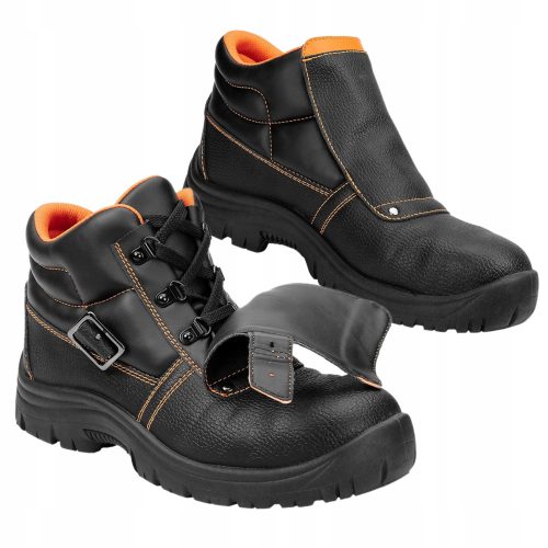 Delovni škornji NEO TOOLS 82-180 S1P SRC iz usnja, velikost 43