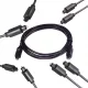  Libox Toslink optični kabel 3m LB0029 4 mm Črn