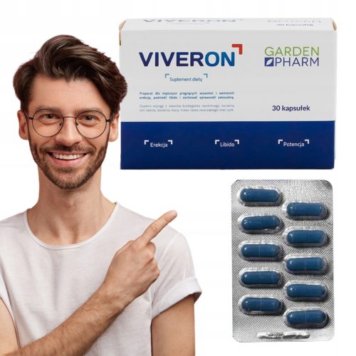 Viveron GardenPharm - Naravni prehranski dodatek za moško moč in vitalnost