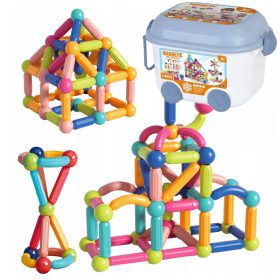   Magnetne kocke XXL za gradnjo LEOPARD VELIKE MAGNETNE KONSTRUKCIJE 128 kosov