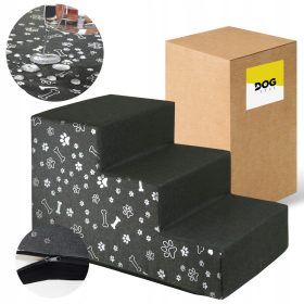DogGuru 3 pasje stopnice 30 cm 20 kg