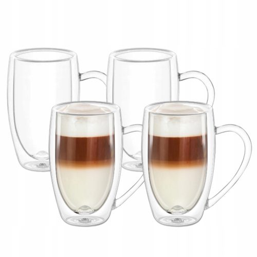 Kakovostni kozarci za kavo in čaj Wilmax England 250 ml 4 kos.