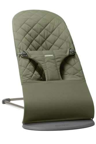 Ležalnik za dojenčke BABYBJORN - BLISS Tkani odbojnik - Temno zelen