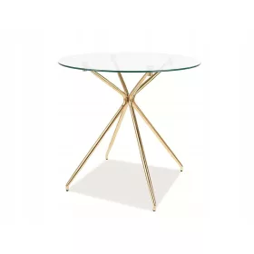 Stol Azalia SIGNAL GLAMOUR 80 x 80 x 75 cm zlata