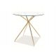 Stol Azalia SIGNAL GLAMOUR 80 x 80 x 75 cm zlata