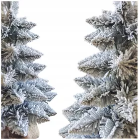  Umetno božično drevo SNEŽNA BOR LUX 60 cm s stojalom iz jute