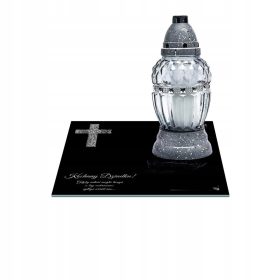 STOJALO ZA SVEČE IZ STEKLA 30x30 cm