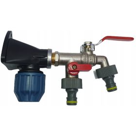 Koleno za steno, dvojni pipa, PE cev 25 mm