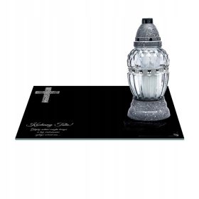 STOJALO ZA SVEČE IZ STEKLA 40x30 cm