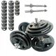 CAST IRON Dumbbells 2x40kg Set plošč 80kg