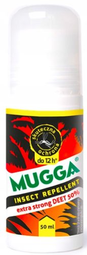 Mugga Repelent 50% Strong Deet proti komarjem in klopom 50 ml