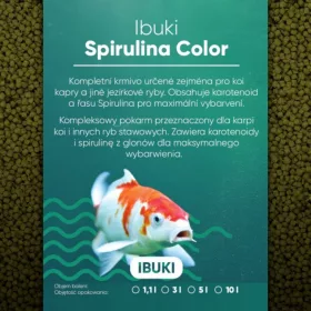 Ibuki Spirulina Color 3 mm 5 l hrana za ribe