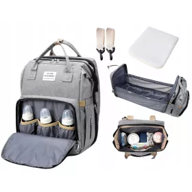 Nahrbtnik za mamice s previjalno mizo in posteljico