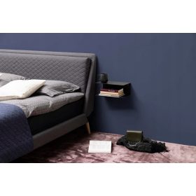 Pametna kovinska polica Actona Joliet S črne barve