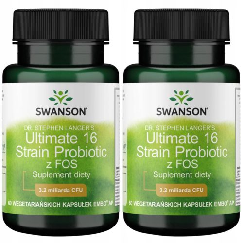 Swanson Ultimate 16 Probiotik: Popolna Podpora za Zdravje Črevesja in Imunski Sistem