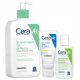 Komplet CeraVe: Krema za obraz z zaščito SPF 30, čistilni gel in emulzija za umivanje