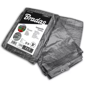   Debela Ojačana Ponjava Grafitne Barve 200g/m2, Vsestransko Uporabna
