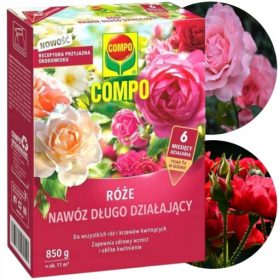   COMPO Večkomponentno gnojilo granulat za vrtnice, hortenzije, potonike, magnolije 850g