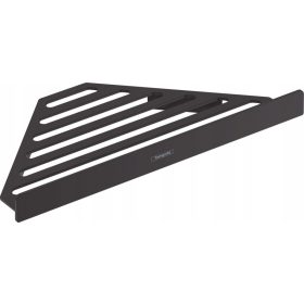    Hansgrohe AddStoris kotna kopalniška polica 305x148x26 mm črna