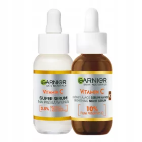  Garnier set obraznega seruma za razbarvanje z vitaminom C za dan in noč