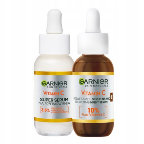 Garnier set obraznega seruma za razbarvanje z vitaminom C za dan in noč