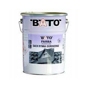   Strešna barva BATO za žlebno ograjo, pocinkana, črna RAL 9005 5L