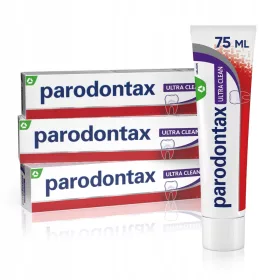   Parodontax Ultra Clean zobna pasta za nežno čiščenje dlesni 75 ml x 3 kos