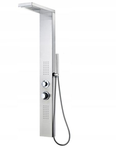 Slovenian Name: Luksuzni tuš panel z hidromasažo INDES MAKO, srebrna armatura

SEO-Optimized Description:
Ta luksuzni tuš panel z hidromasažo INDES MAKO v srebrni barvi je popolna izbira za vašo kopal