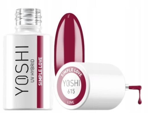 YOSHI Profesionalni UV Hibridni Lak za Nohte SIMPLE LOVE 6 ml - 615