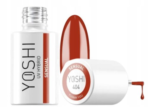 YOSHI PROFESIONALNI UV HIBRIDNI LAK ZA NOHTE SENSUAL 404 - 6ML