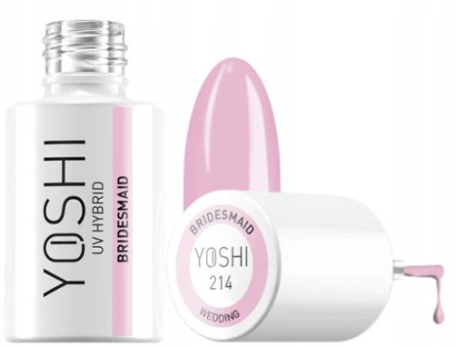 YOSHI Profesionalni UV hibridni lak za nohte Bridesmaid 214 - 6ml